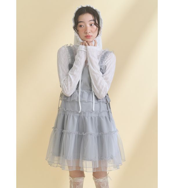 merry jenny「rabbitレースフードtops」|Tシャツ・カットソー|