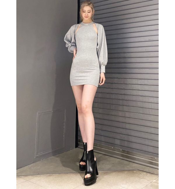 GYDA「ボレロアンサンブルアメスリタイトワンピース」|ワンピース|