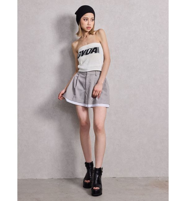 GYDA「Wストラップタンクソールショートブーツ」|ショートブーツ|