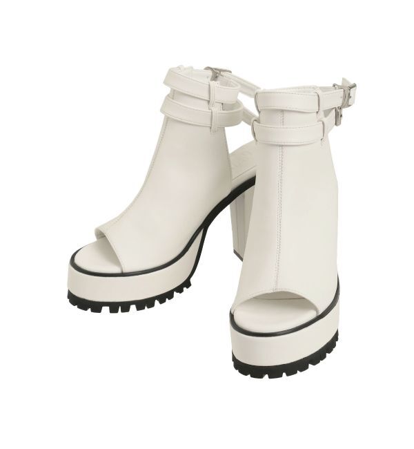 GYDA「Wストラップタンクソールショートブーツ」|ショートブーツ|