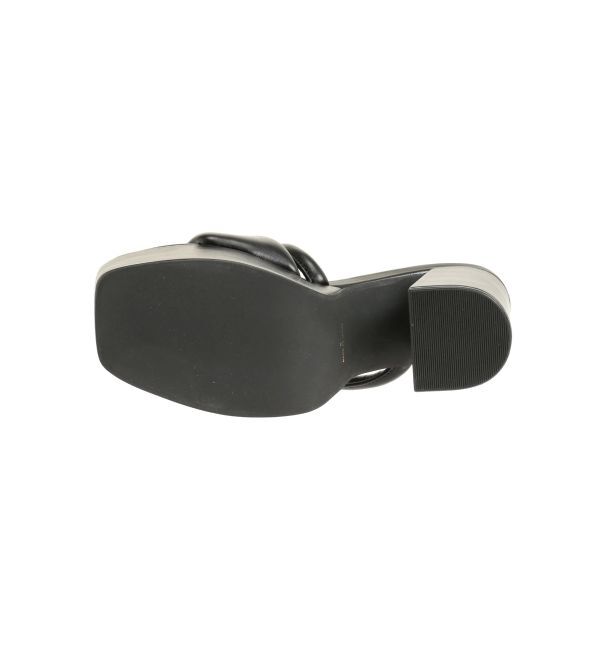 GYDA「アシンメトリーラインパディングチャンキーサンダル」|サンダル|