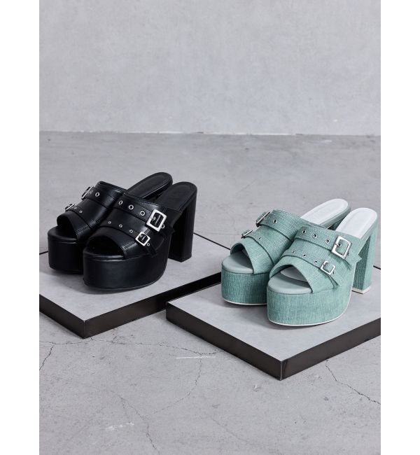 GYDA「Wbelt サンダル」|サンダル|