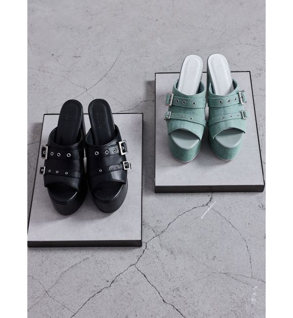 GYDA「Wbelt サンダル」|サンダル|