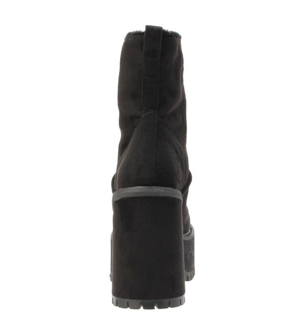 GYDA「フェイクムートンplatformショートブーツ」|ショートブーツ|