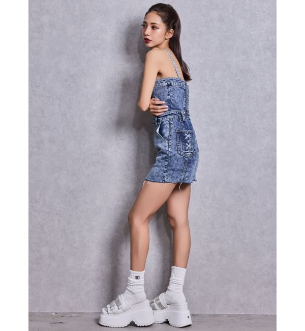 GYDA「Thick sole bijouストラップサンダル」|サンダル|