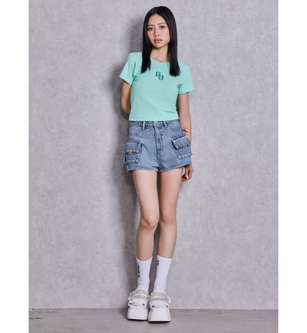 GYDA「Thick sole bijouストラップサンダル」|サンダル|