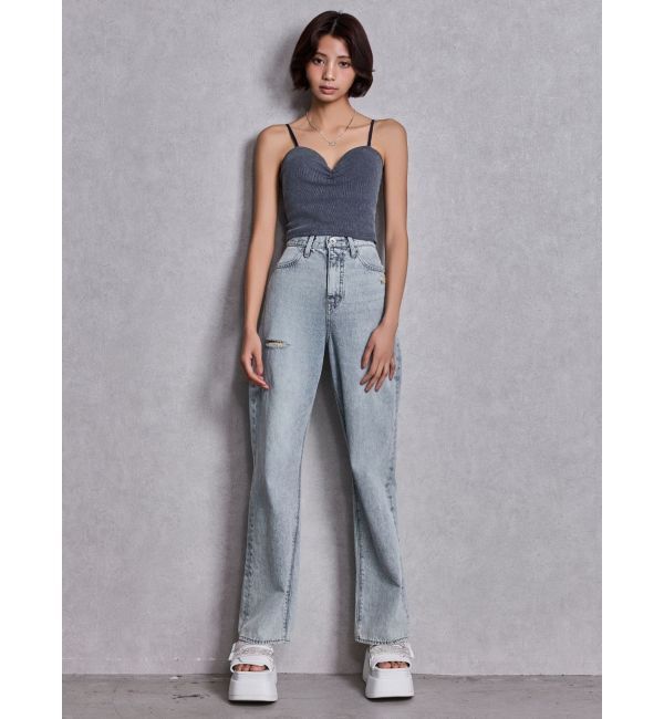 GYDA「Thick sole bijouストラップサンダル」|サンダル|