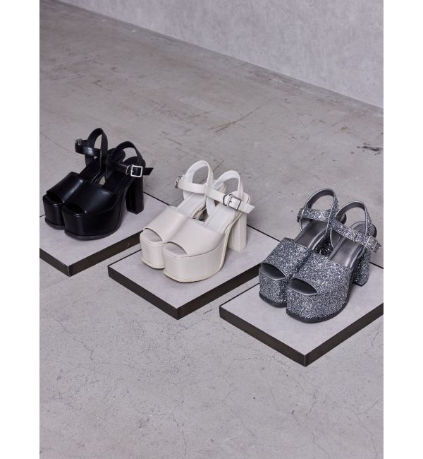 GYDA「アンクルベルトチャンキーサンダル」|サンダル|