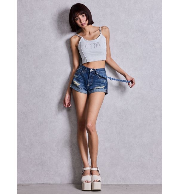 GYDA「アンクルベルトチャンキーサンダル」|サンダル|