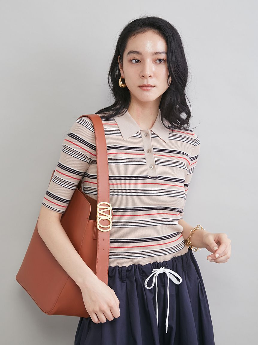 Mila Owen「バックルモチーフバケットバッグ」|ショルダー・メッセンジャー|