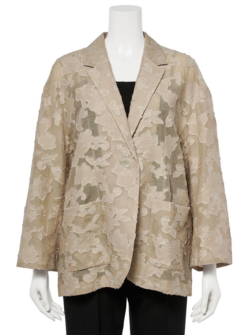 Mila Owen「シアージャガードジャケット」|テーラードジャケット|