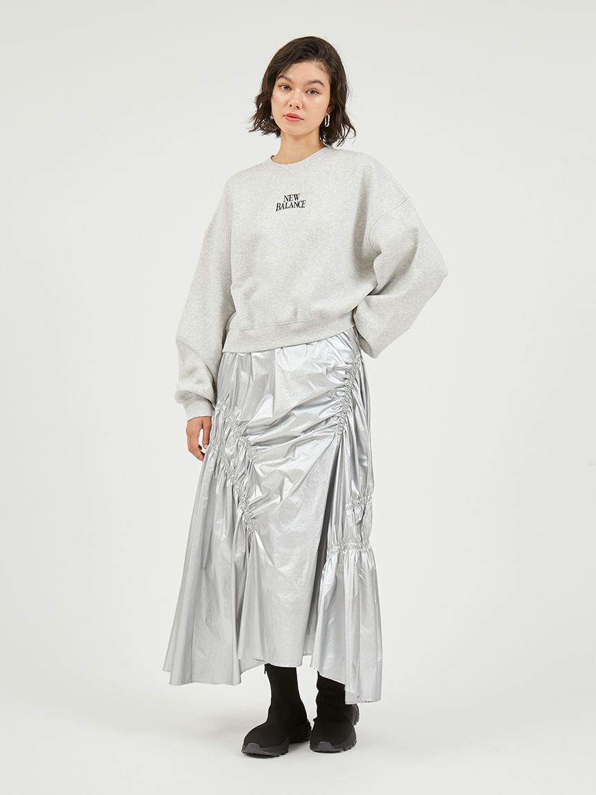 NEW BALANCE 「【New Balance for emmi】Track side フリースクルー」|スウェット・ジャージ|