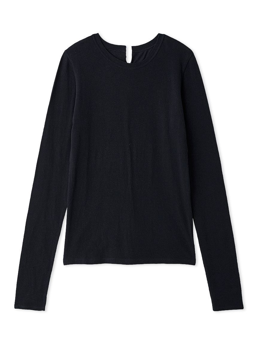 emmi atelier「【ONLINE限定カラーあり】2wayスラブ天竺カットソー」|Tシャツ・カットソー|NVY