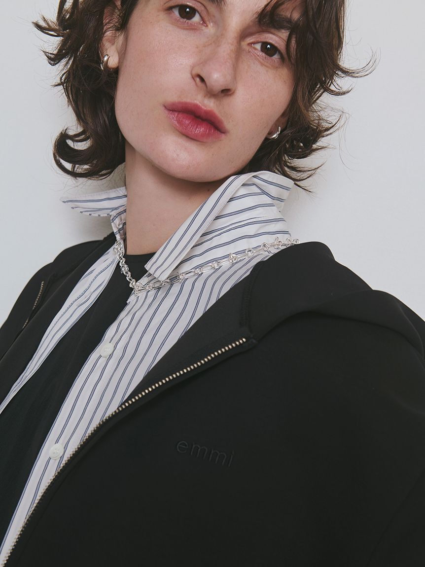 emmi atelier「【ONLINE限定カラーあり】ストライプベーシックシャツ」|シャツ・ブラウス|