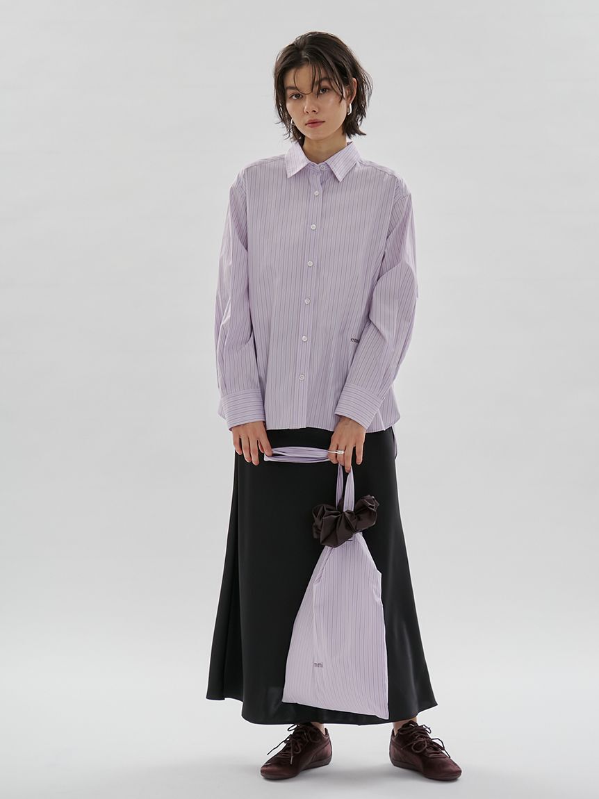 emmi atelier「【ONLINE限定カラーあり】ストライプベーシックシャツ」|シャツ・ブラウス|