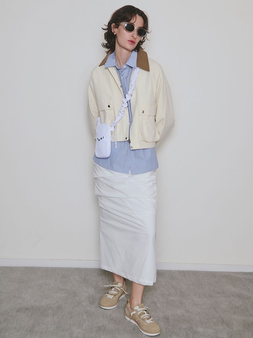 emmi atelier「【ONLINE限定カラーあり】ストライプベーシックシャツ」|シャツ・ブラウス|