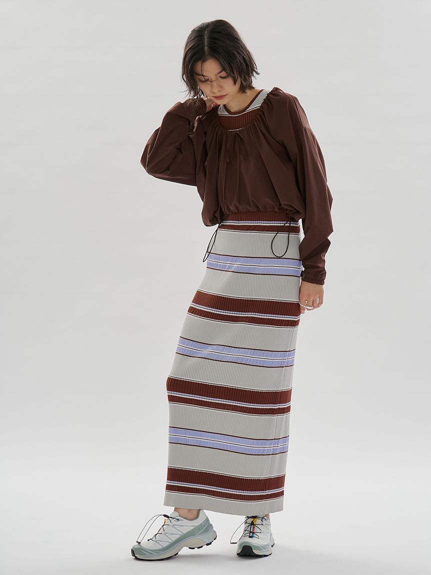 emmi atelier「【Movique】ギャザーショートフーディー/撥水/UVカット/接触冷感」|スウェット・ジャージ|