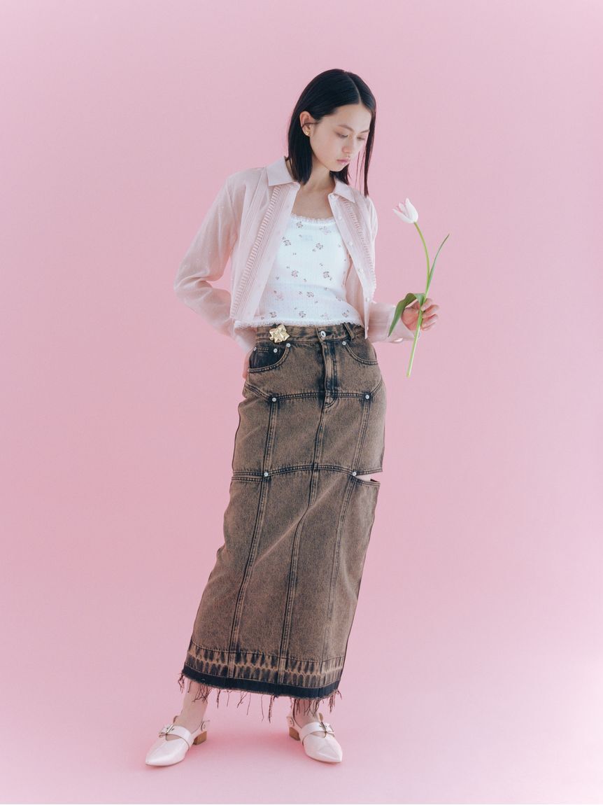 FURFUR「【WEB限定カラー】ダブルストラップバブーシュ」|パンプス|