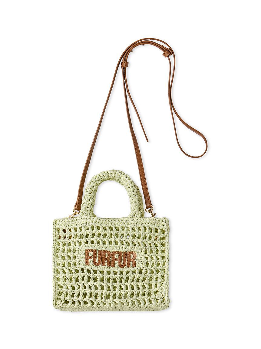 FURFUR「【限定カラー】ラフィアロゴトートバッグ」|トートバッグ|