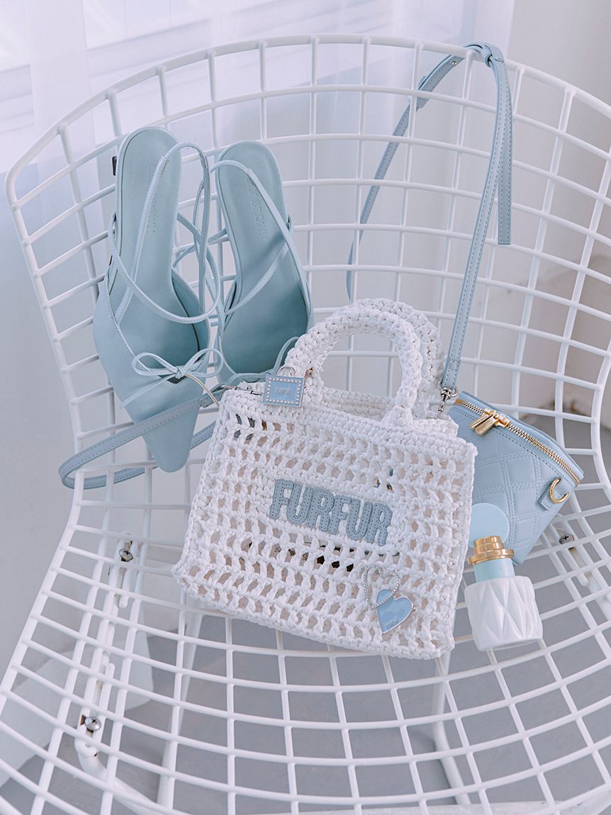 FURFUR「【限定カラー】ラフィアロゴトートバッグ」|トートバッグ|