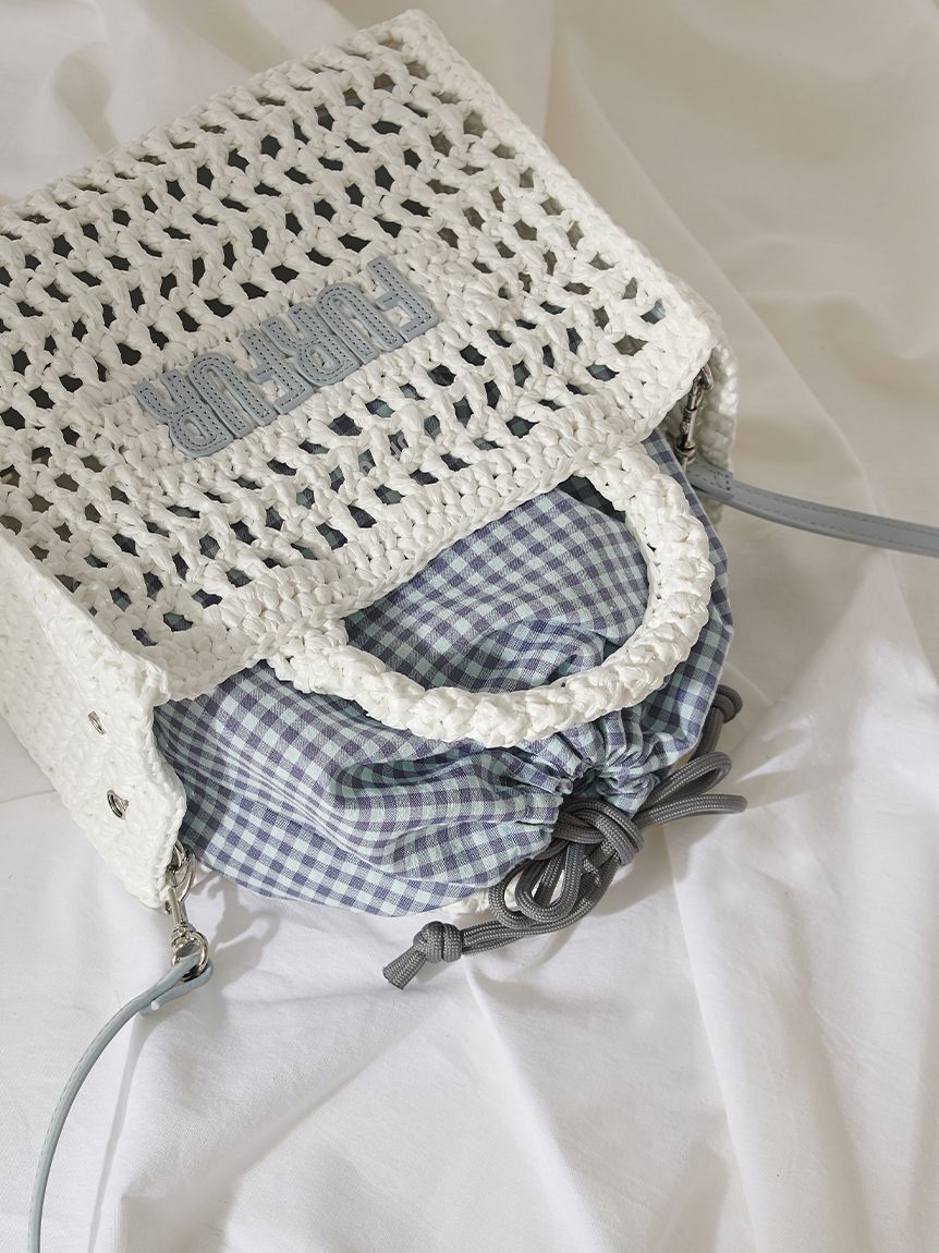 FURFUR「【限定カラー】ラフィアロゴトートバッグ」|トートバッグ|