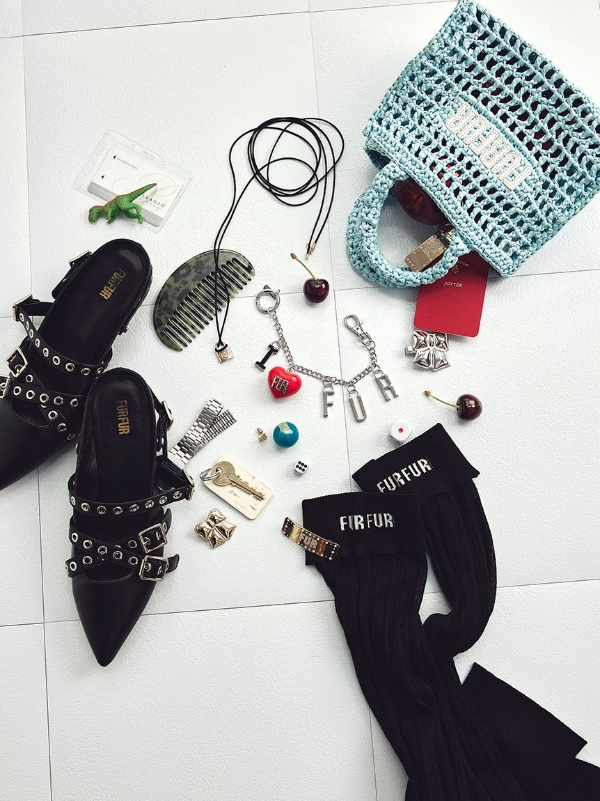 FURFUR「【限定カラー】ラフィアロゴトートバッグ」|トートバッグ|