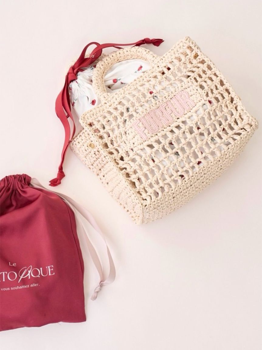 FURFUR「【限定カラー】ラフィアロゴトートバッグ」|トートバッグ|