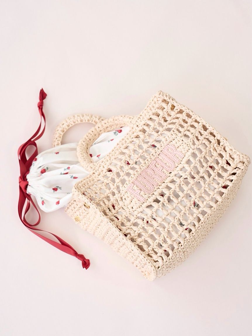 FURFUR「【限定カラー】ラフィアロゴトートバッグ」|トートバッグ|