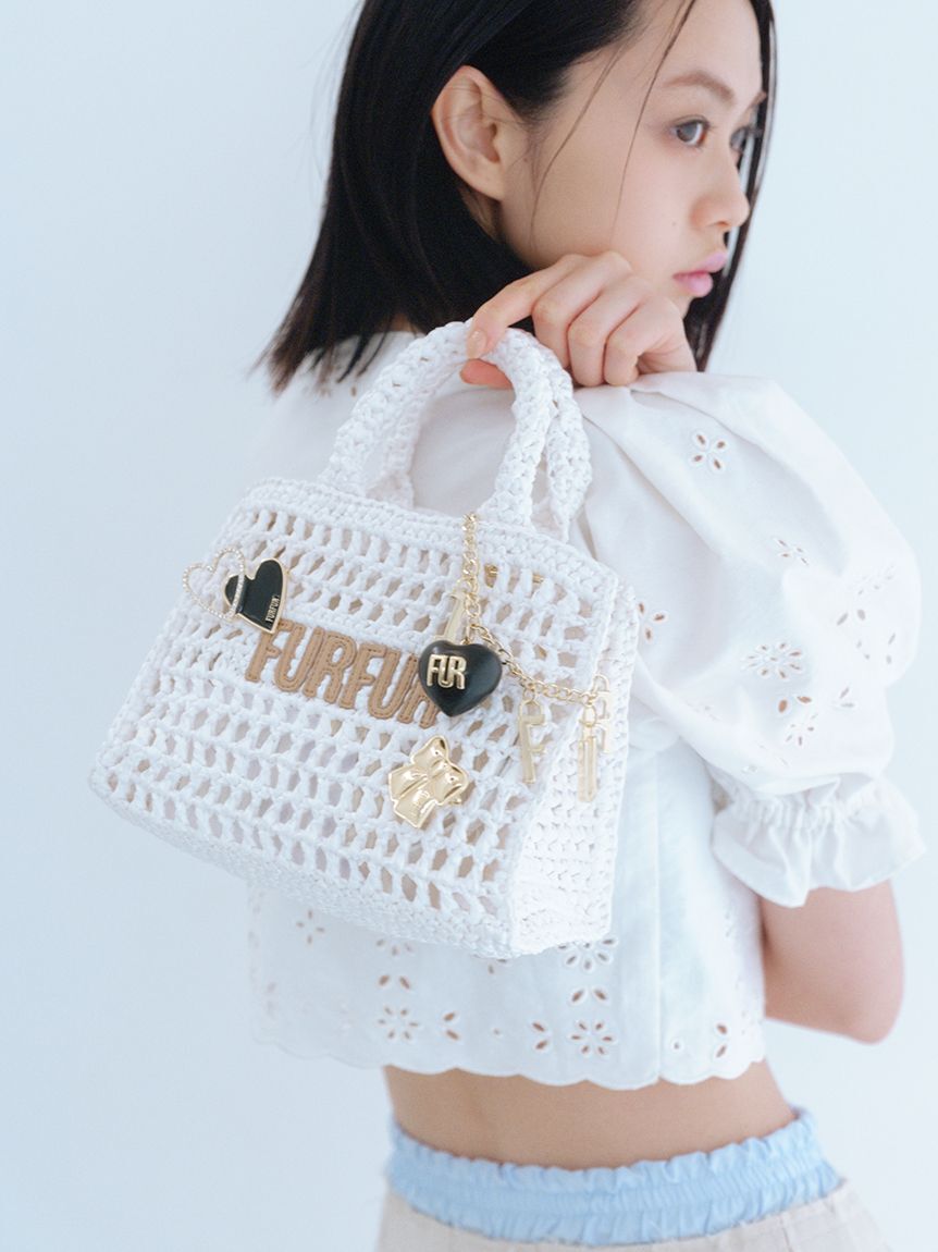 FURFUR「【限定カラー】ラフィアロゴトートバッグ」|トートバッグ|