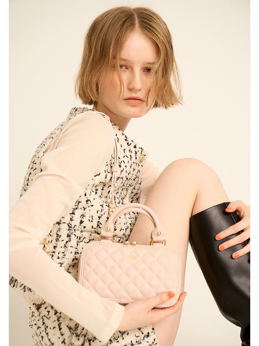 FURFUR「【限定カラー】キルティングフォンホルダー」|ショルダー・メッセンジャー|