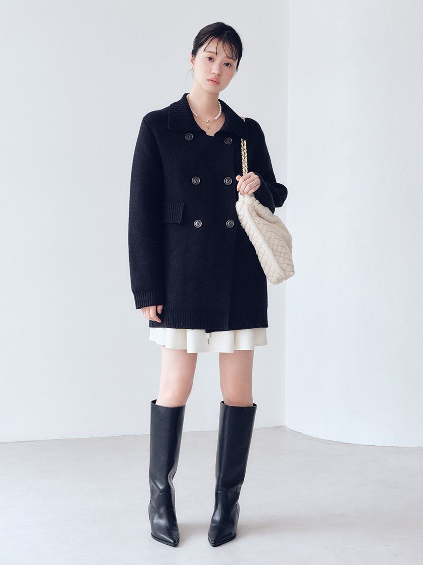 FURFUR「【WEB・一部店舗限定カラー】ポンチフレアミニスカート」|スカート|