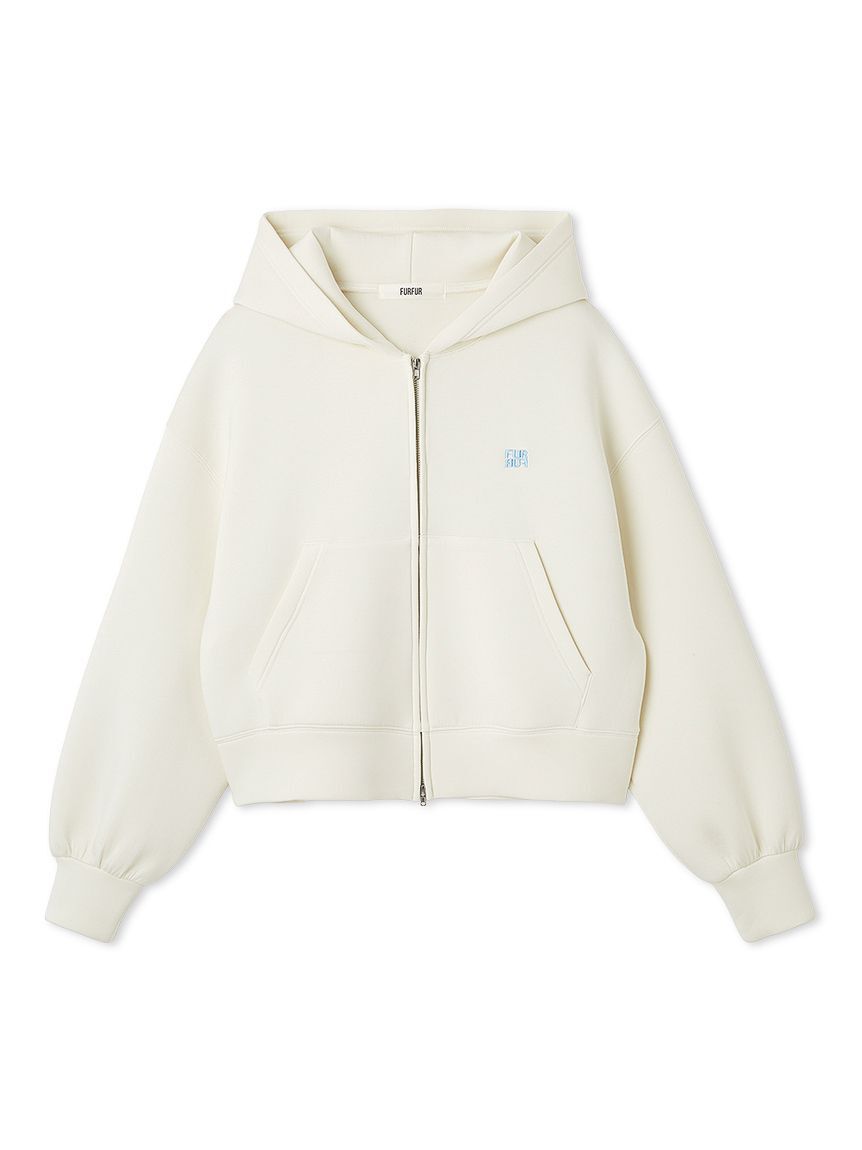 FURFUR「【WEB・一部店舗限定カラー】ロゴ刺繍ジップアップフーディー」|パーカー|