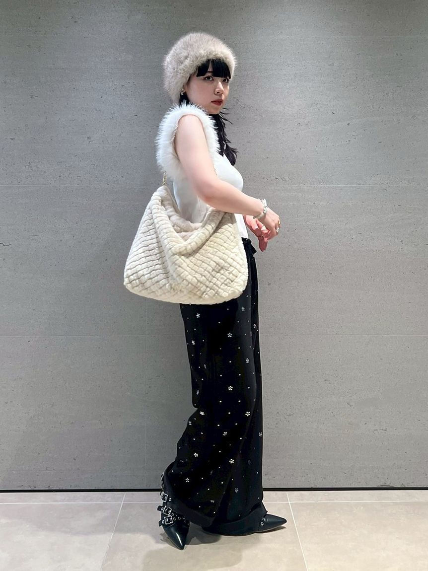 FURFUR「【WEB限定カラー】マテリアル巾着バッグ」|トートバッグ|