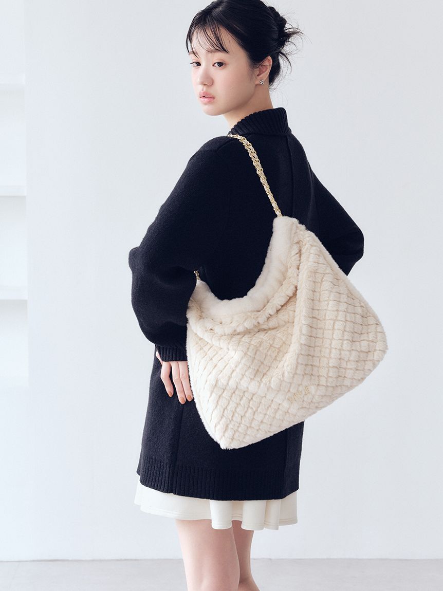 FURFUR「【WEB限定カラー】マテリアル巾着バッグ」|トートバッグ|