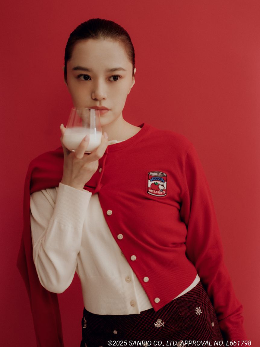 FURFUR「HELLO KITTYワッペンカーディガン」|カーディガン|