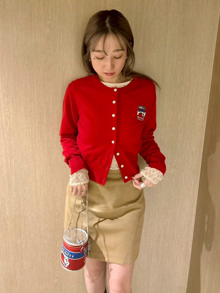 FURFUR「HELLO KITTYワッペンカーディガン」|カーディガン|