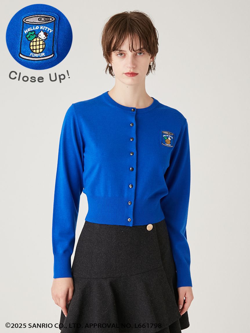 FURFUR「HELLO KITTYワッペンカーディガン」|カーディガン|BLU