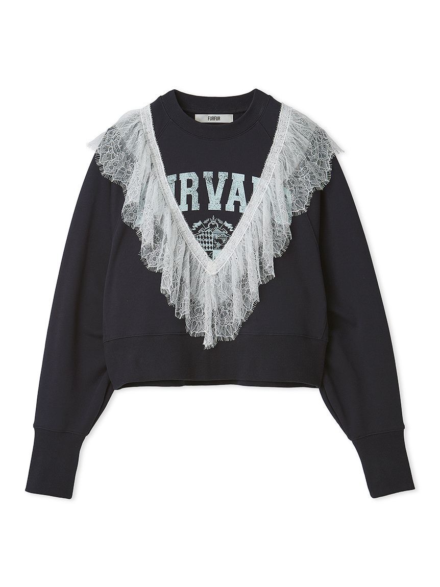 FURFUR「リメイクデザインフリルスウェット」|スウェット・ジャージ|