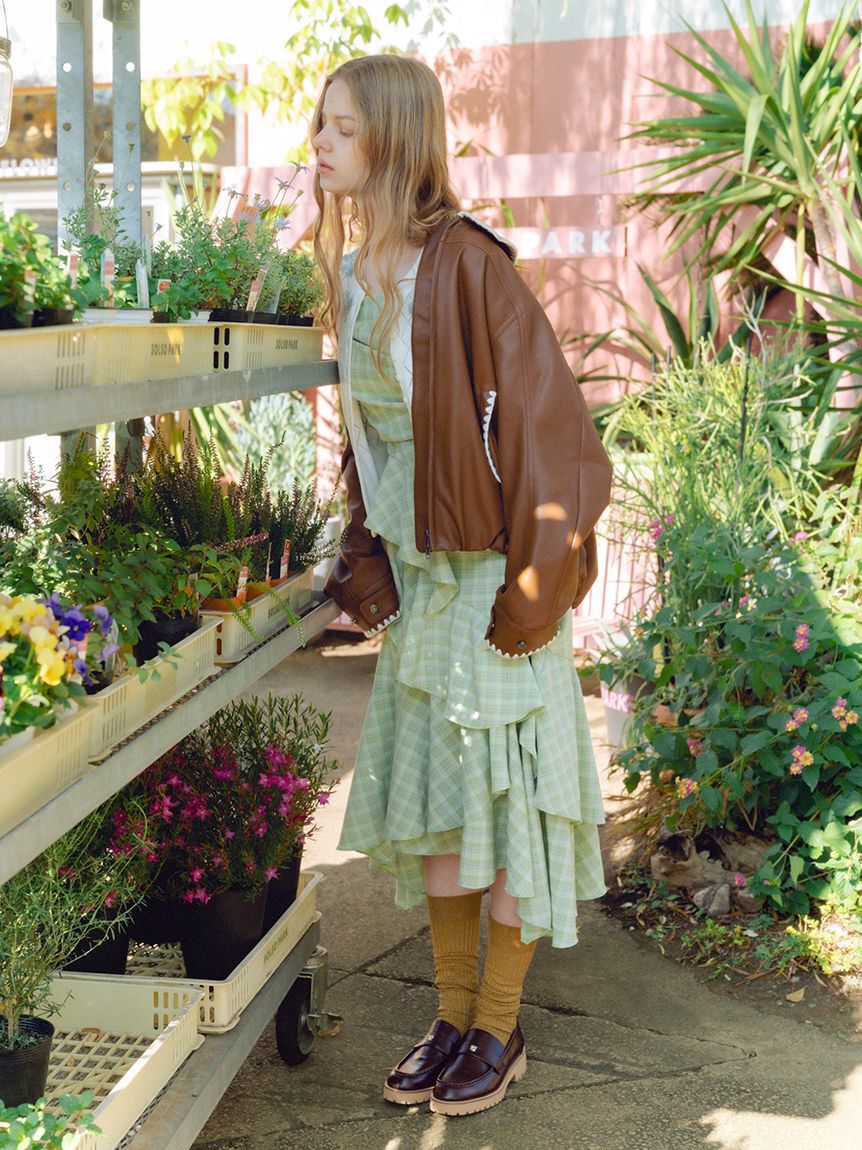 FURFUR「アシンメトリーヘムキャミソール」|キャミソール|