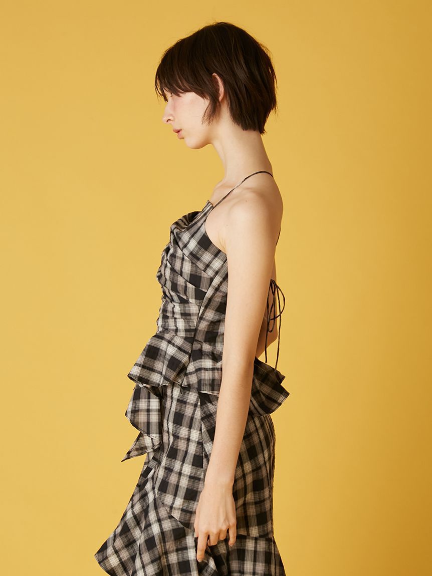 FURFUR「アシンメトリーヘムキャミソール」|キャミソール|