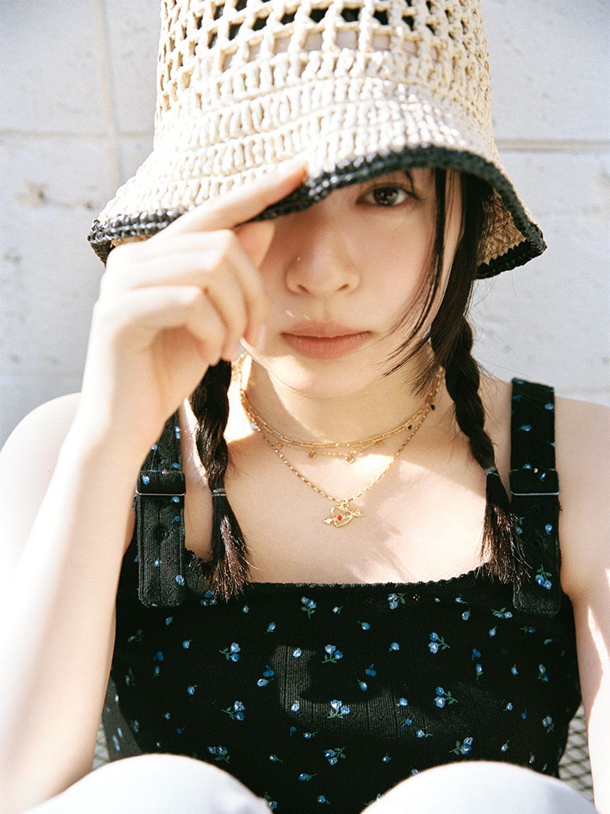 FURFUR「ハートモチーフ3連ネックレス」|ネックレス|