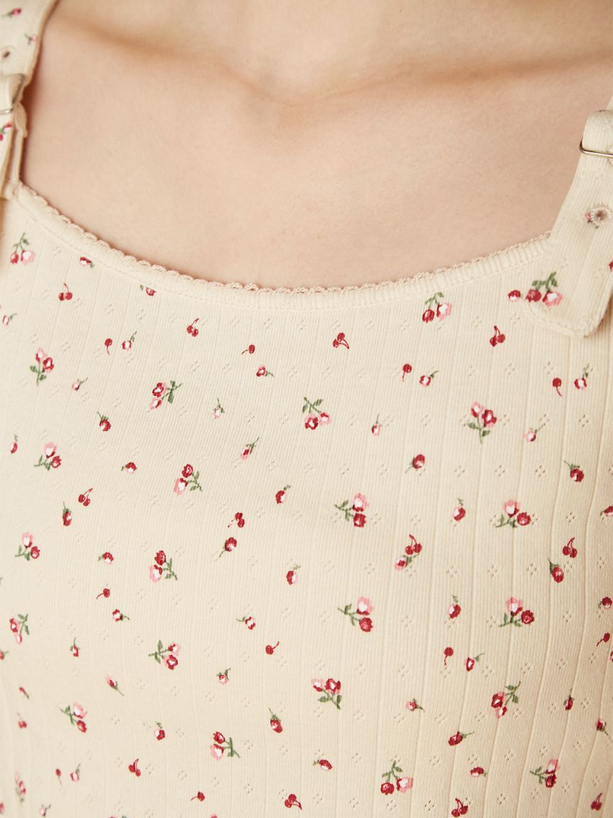 FURFUR「ミニフラワープリントタンクトップ」|タンクトップ|