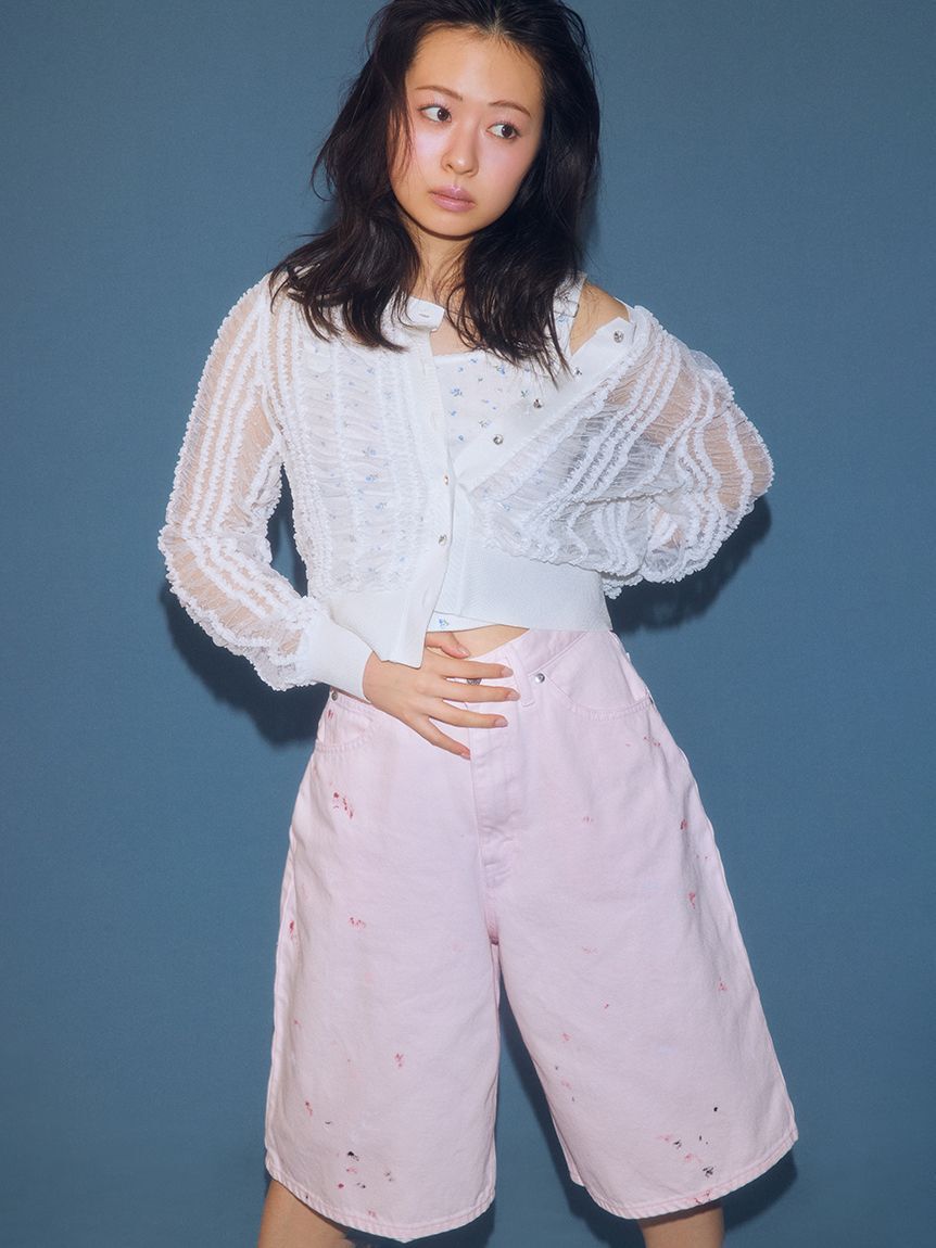 FURFUR「ミニフラワープリントタンクトップ」|タンクトップ|