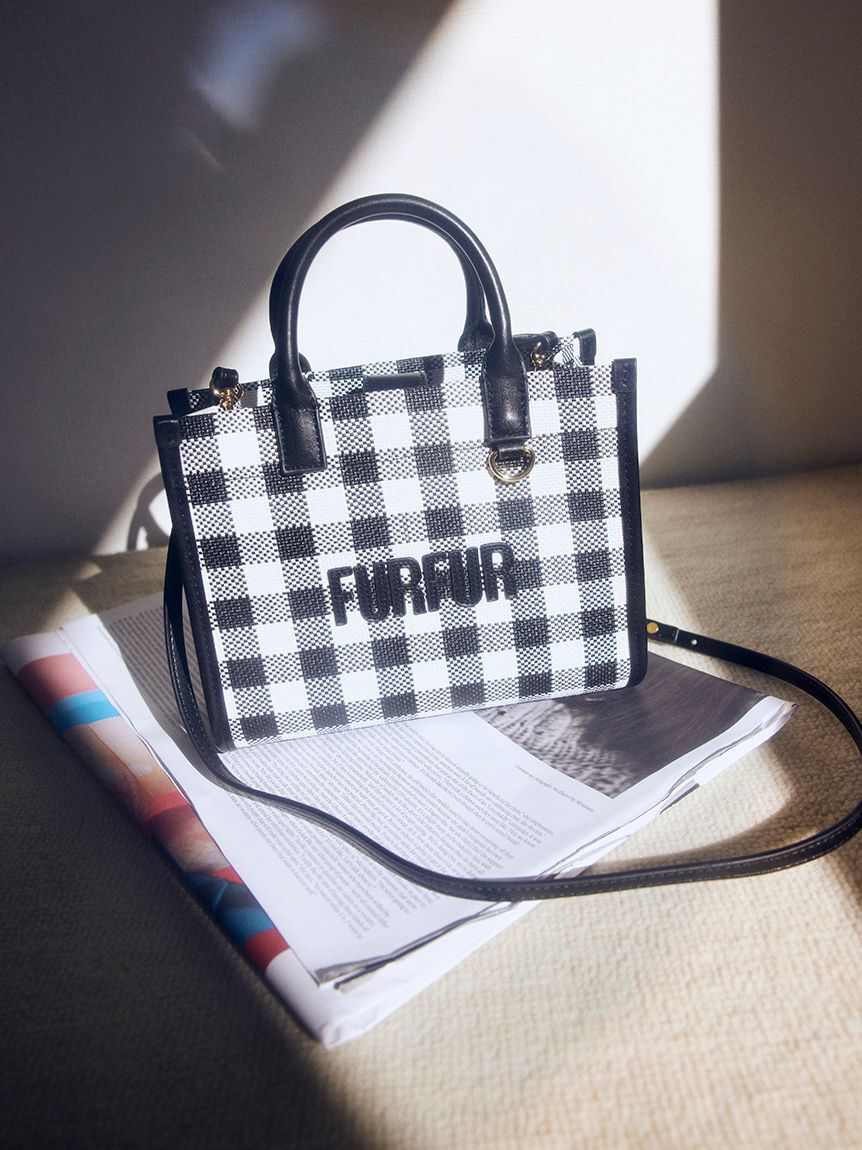 FURFUR「【限定カラー】ラフィアロゴトートバッグ」|トートバッグ|