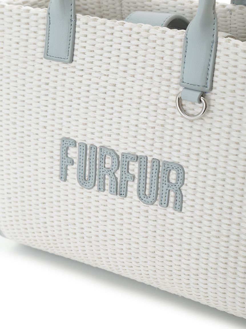FURFUR「【限定カラー】ラフィアロゴトートバッグ」|トートバッグ|