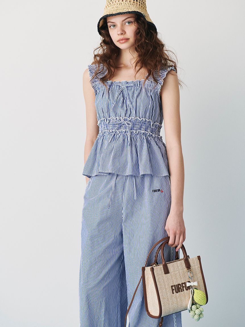 FURFUR「【限定カラー】ラフィアロゴトートバッグ」|トートバッグ|