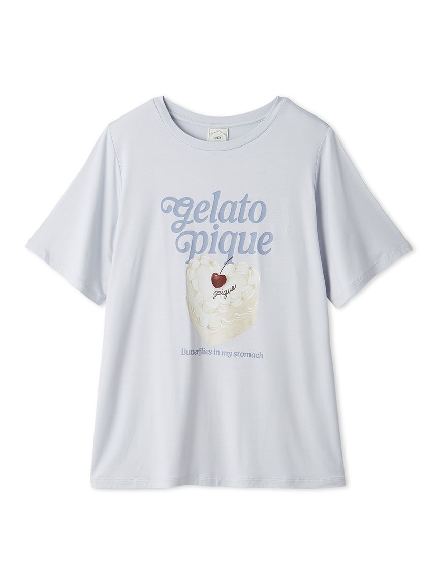 gelato pique「【接触冷感】ケーキワンポイントTシャツ」|ルームウェア|