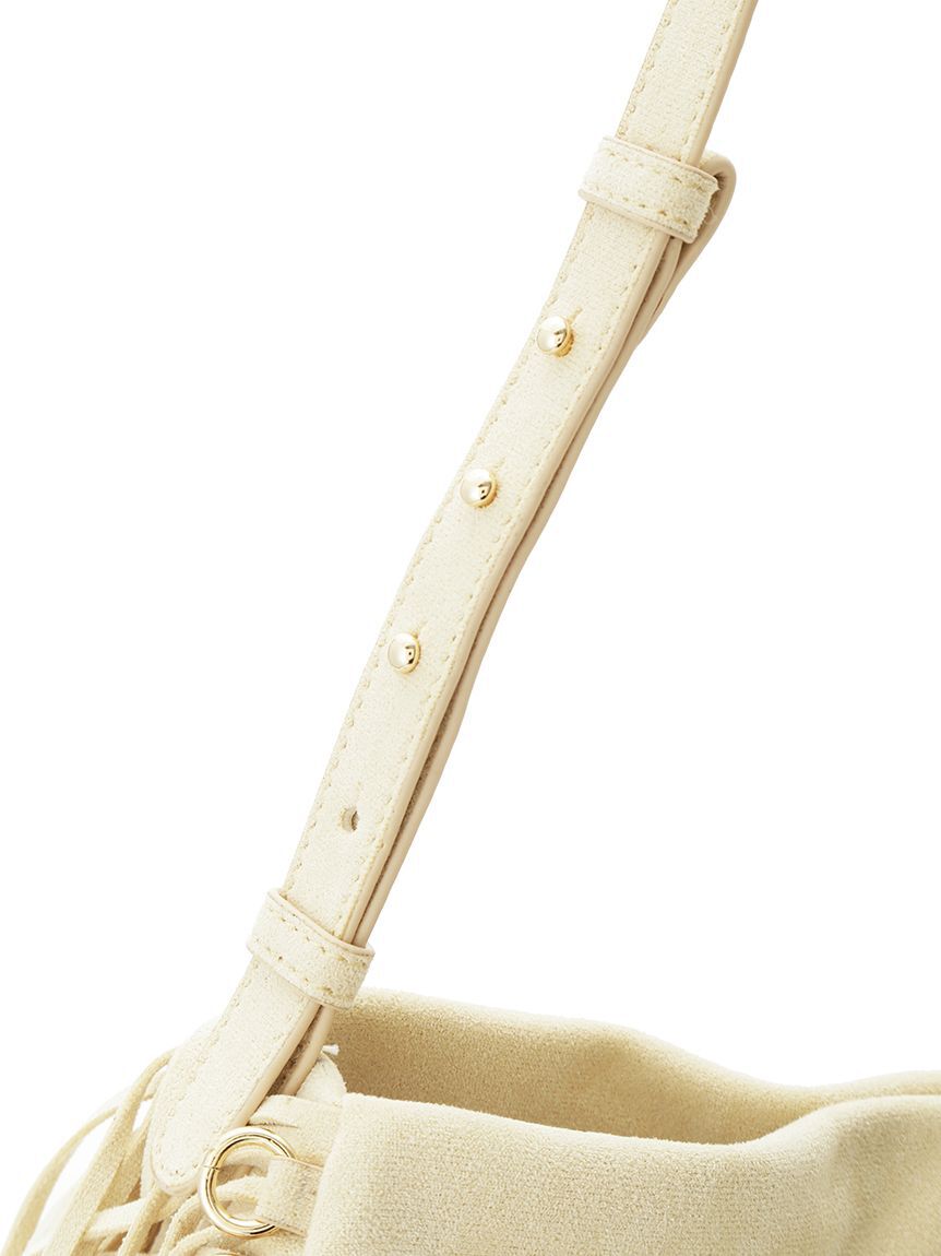 FRAY I.D「フリンジスラウチバッグ」|ハンドバッグ|