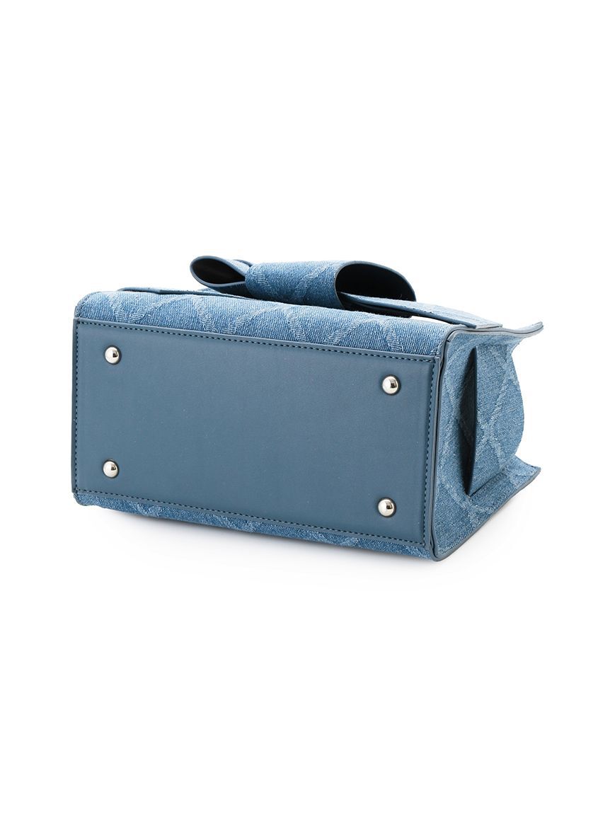 FRAY I.D「【ルエル】デニムリボンミドルバッグ」|ハンドバッグ|