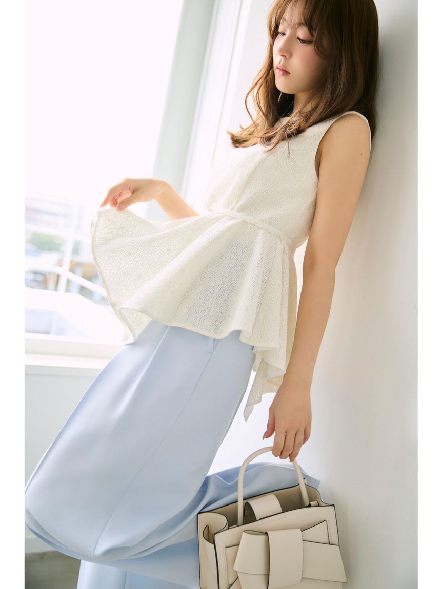 FRAY I.D「【ルエル】リボンミドルバッグ」|ハンドバッグ|